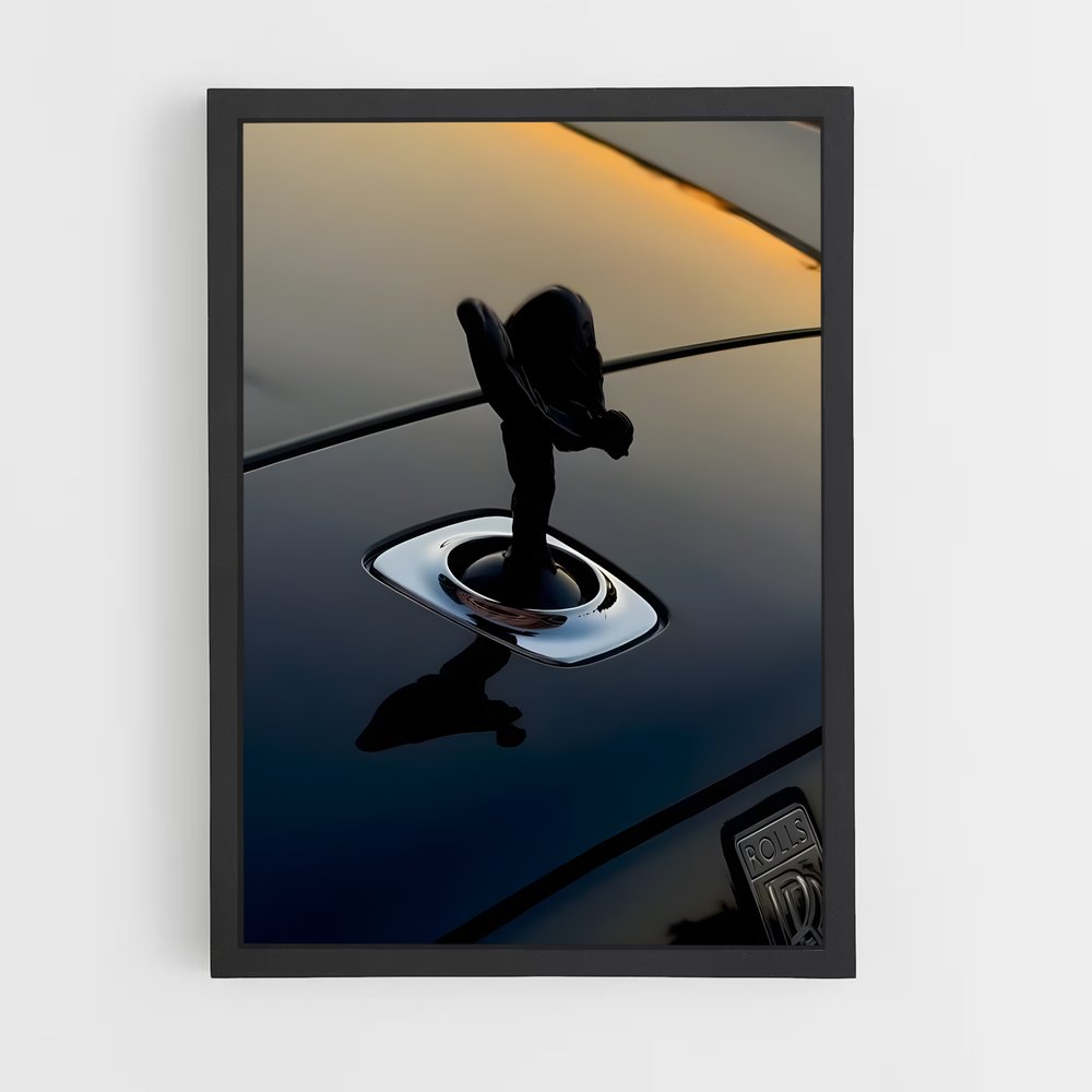 Poster Wraith Noir – affiche Rolls-Royce (vue 2)